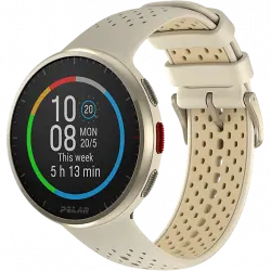 Reloj deportivo - Polar Pacer Pro, Gold, Pantalla de 1.2 ", Bluetooth, GPS, Análisis sueño, Autonomía hasta 35 h modo entrenamiento con GPS