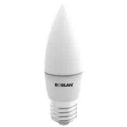 Roblan Bombilla LED Vela 5W E27 Blanco Cálido