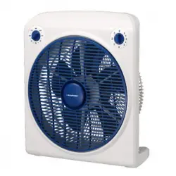 Ventilador De Suelo |blaupunkt| Ventilador De Suelo Con 3 Velocidades Y Temporizador |ventilador Cuadrado | Potencia 45w | Tamaño 30cm