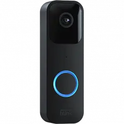 Videotimbre - Amazon Blink Video Doorbell, Inalámbrico, HD, Alexa integrada, Visión nocturna, Audio bidireccional, Negro