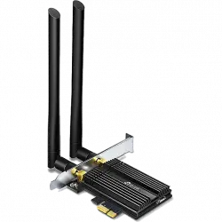 Adaptador Wi-Fi USB - TP-Link ARCHER TX50E, AX3000, 6, Bluetooth 5.0 PCle, Negro