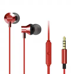 Aiwa ESTM-50 Auriculares con Micrófono Rojos