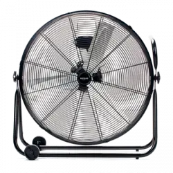 Bastilipo - Huracán Ventilador Industrial De Suelo, 140 W, Acero Inoxidable, 3 Velocidades, Negro, Eficiencia Energética G