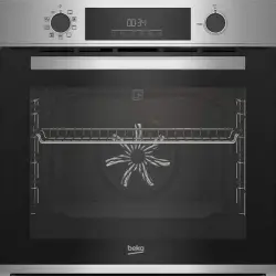 Beko - Horno Multifunción Con 9 Funciones, AeroPerfect Y Pirolítico - BBIE12300XP