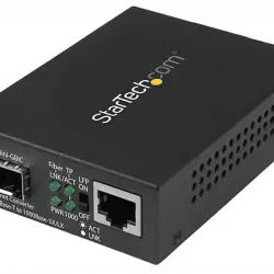 Conversor Medios - StarTech.com MCM1110SFP Ethernet Gigabit a SFP Abierto