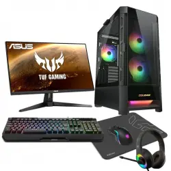 Epical-Q Pack Gplus56 AMD Ryzen 7 5800X/32GB/1TB SSD/RTX 4060 + Monitor 24" FHD 165Hz + Combo Gaming