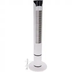 Excellent Electrics Ventilador de Torre con Mando a Distancia 45W Blanco