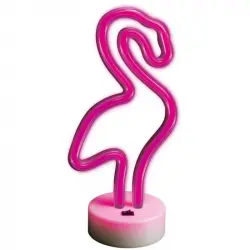 Forever Neon Led On A Stand Flamingo Pink