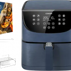 Freidora de aire - Cosori KOSP0012EUN Premium Chef Edition, 1700W, 5.5l, 11 Programas, 205°C, Libro recetas