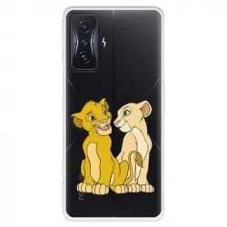 Funda para Xiaomi Poco F4 GT Oficial de Disney Silueta de Simba El Rey León