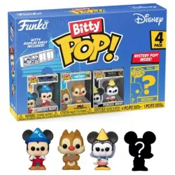 Funko Bitty Pop Disney Pack 4 Mickey Hechicero/Dale/Princesa Minnie/Figura Misteriosa