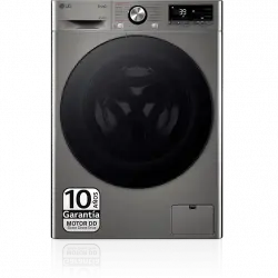 Lavadora secadora - LG F4DR7011AGS, 11kg / 6kg, 1400 rpm, 14 programas, AI Direct Drive ™, Steam™, Inox antihuellas