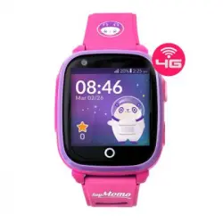Soymomo Space 4g - Reloj Gps Para Niños 4g - Smartwatch Para Niños 4g Con Cámara (rosa)
