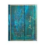 Agenda anual Paperblanks 2023 Ultra semana vista vertical Verne, Veinte Mil Leguas