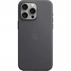 APPLE Funda de trenzado fino con MagSafe para el iPhone 15 Pro Max, Negro