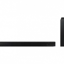 Barra de sonido - Samsung HW-B530/ZF, Bluetooth, Dolby Audio / DTS Virtual:X, Subwoofer Inalámbrico, 25W, Modo Juego, Voice Enhancer, Negro
