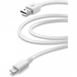 Cable de datos - CellularLine, Micro USB, Blanco
