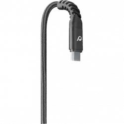 Cable USB - CellularLine Vivanco Extreme, 1m, A C Macho, Negro