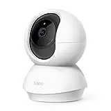 Cámara de vigilancia IP - TP-Link Tapo TC70, 1080p, Full HD, Visión nocturna, Detección movimiento, WiFi, 360°
