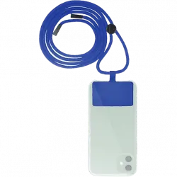 Cordón para móvil - Muvit MCGO00002, Universal, Azul