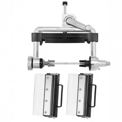 Cortador en espiral - KitchenAid 5KSMSCA, Para robot de cocina, Grosor ajustable, Metal, Plata