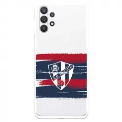 Funda del Huesca Rayas Transparente Licencia Oficial SD Huesca para Samsung Galaxy A32 5G