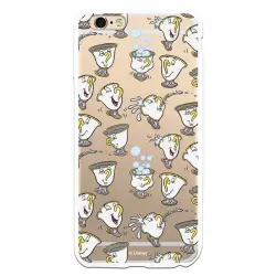 Funda Oficial Disney Chip Potts Siluetas Transparente Para iPhone 6 Plus