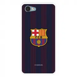 Funda Para Lg Q6 Del Barcelona Rayas Blaugrana - Licencia Oficial Fc Barcelona