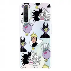 Funda para Realme X2 Oficial de Disney Villanas Patrón