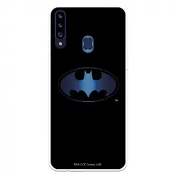 Funda Para Samsung Galaxy A20s Oficial De Dc Comics Batman Logo Transparente - Dc Comics