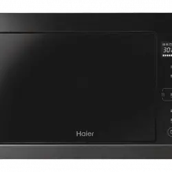 Horno microondas integrable - Haier Series 4 HOR38G5FT, Grill, 900W, 5 niveles, Descongelación, 28l, Negro
