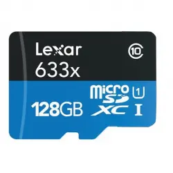 Lexar - Tarjeta De Memoria MicroSDXC 633x 128GB, Clase 10, A1, U3, V30