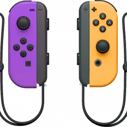 Mando - Joy-Con Set, Nintendo Switch, Izquierda y Derecha, Vibración HD, Naranja morado