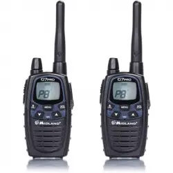 Midland G7E PRO Pareja Walkie Talkie PMR446 Negros