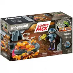Playmobil Starter Pack Dino Rise: Lucha Contra el Escorpión de Fuego