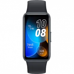 Pulsera de actividad - Huawei Band 8, Midnight black, AMOLED, 130–210 mm, 1.47 ", Bluetooth, Autonomía 14 días