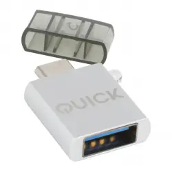 Quick Media - Adaptador Quickmedia USB Type C A USB 3.0