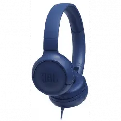 Auriculares - JBL Tune 500, Pure Bass Sound, Micrófono, Plegables, Control volumen, Azul