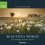 Calendario de pared 2024 mes visto 30x30 Beautiful World