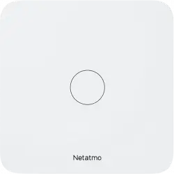 Detector de monóxido carbono - Netatmo NCO-EC, Inteligente, Bluetooth, WiFi, Compatible con app, Blanco