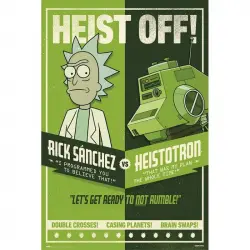 Erik Maxi Póster Rick & Morty Season 4 Heist Off 91.5x61cm