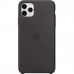 Funda - Apple Silicone Case, Para el iPhone 11 Pro Max, Silicona, Negro