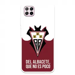 Funda Para Huawei P40 Lite Del Albacete Escudo "del Albacete Que No Es Poco" - Licencia Oficial Albacete Balompié