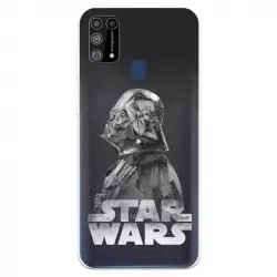 Funda Para Samsung Galaxy M31 Oficial De Star Wars Darth Vader Fondo Negro - Star Wars