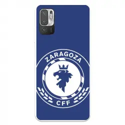 Funda para Xiaomi Redmi Note 10 5G del Zaragoza Cf Femenino Escudo Grande Fondo Azul - Licencia Oficial Zaragoza Cf Fem