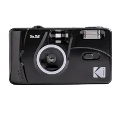 Kodak Da00243 - Cámara Recargable Kodak M38-35mm, Objetivo De Alta Calidad, Flash Incorporado, Pila Aa - Negro