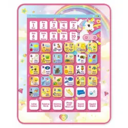 Lexibook Unicornio Tableta Educativa Bilingüe Inglés/Español