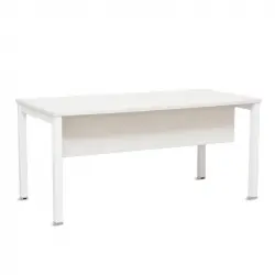 Mesa Escritorio Blanco Faldón Melamina 120x80 Cm