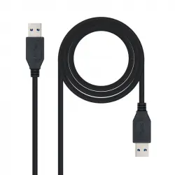 Nanocable Cable USB 3.0 Tipo A Macho/Macho 3m Negro
