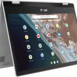 Portátil - ASUS Chromebook CX1400FKA-EC0078, 14" Full HD, Intel® Celeron N4500, 8GB RAM, 64GB eMMC, UHD, Chrome OS